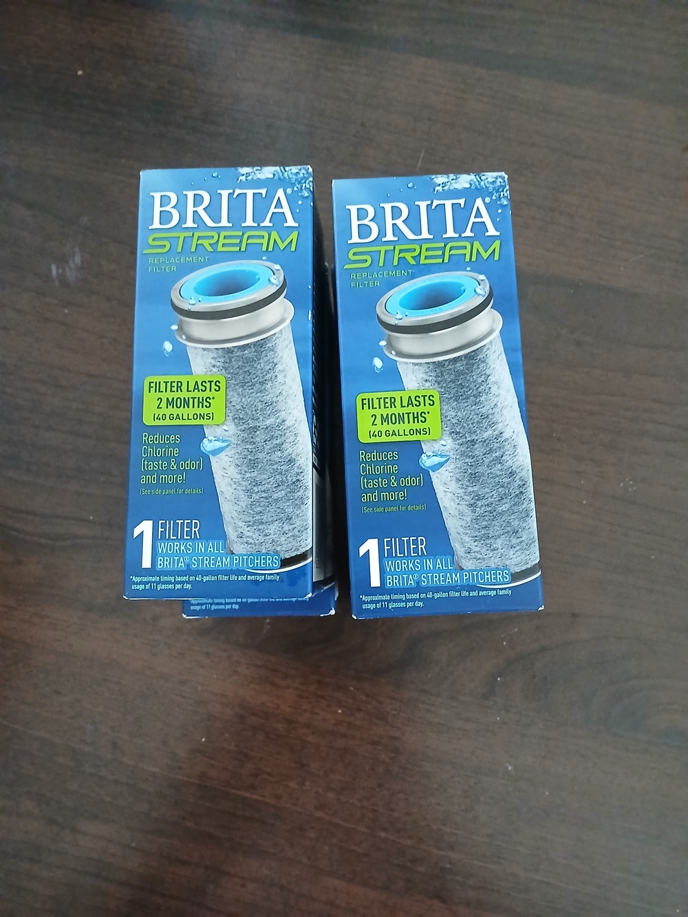 Brita Stream Replacement Filter Pack - Blue and White Packaging